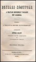 Egyházi könyvtár a magyar reformált vallásu nép számára. I. évf. I-IV. füzet. Szerk.: Révész Bálint....