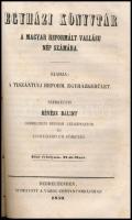 Egyházi könyvtár a magyar reformált vallásu nép számára. I. évf. I-IV. füzet. Szerk.: Révész Bálint....