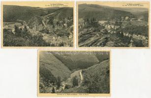 La Roche-en-Ardenne - 3 pre-1945 postcards