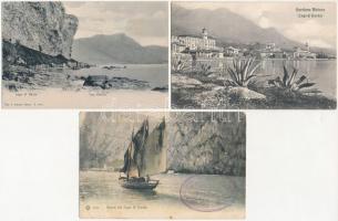 Lago di Garda - 3 pre-1945 postcards