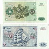 NSZK 1980. 5M + 10M T:III szép papír
FRG 1980. 5 Mark + 10 Mark C:F fine paper
Krause 30, 31d