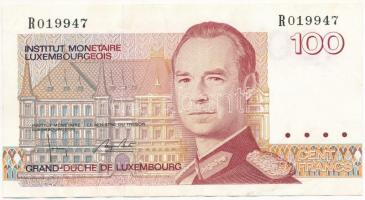 Luxemburg 1993. 100Fr T:III szép papír Luxembourg 1993. 100 Francs C:F fine paper