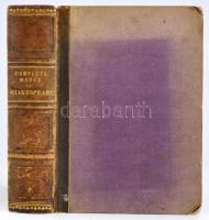 The complete works of William Shakespeare. New Edition. Leipzig, 1864, Baumgärtner. Angol nyelven, kiadói félbőr kötésben, kopásokkal