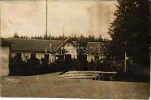 1921 Tarcsa, Tarcsafürdő, Bad Tatzmannsdorf; Anna fürdő / spa, bath. photo (gyűrődés / crease)
