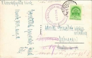 1939 Uzsok, Uzok, Uzhok; Hősök szobra, emlékmű / WWI Hungarian military heroes' monument (gyűrő...