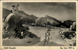 1941 Rahó, Rachov, Rahiv, Rakhiv; Pop Iván télen / mountain in winter (EK)