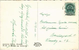 1939 Munkács, Mukacheve, Mukacevo; mozaiklap. Schönfeld Henrik kiadása / multi-view postcard (EK)