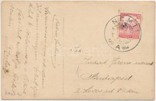 1915 Nemti, harci kétfedelű repülőgép tanulógéppé átalakítva / Fokker biplan fighter aircraft as a t...