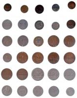 ~1180db-os érme tétel berakólapokon albumban, a világ minden tájáról T:vegyes