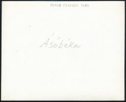 cca 1934 Kinszki Imre (1901-1945) budapesti fotóművész hagyatékából, a szerző által feliratozott, vi...