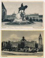 20 db VEGYES történelmi magyar város képeslap vegyes minőségben / 20 mixed town-view postcards from the Kingdom of Hungary in mixed quality