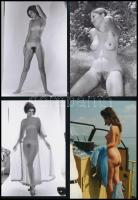 Szolidan erotikus fényképek az asztal fiából, vegyes mix (1. sz. válogatás), 13 db fotó, 6x9 cm és 10x15 cm között