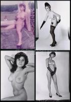 Szolidan erotikus fényképek az asztal fiából, vegyes mix (2. sz. válogatás), 13 db fotó, 6x9 cm és 9x13 cm között
