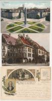 12 db RÉGI német város képeslap / 12 pre-1945 German town-view postcards