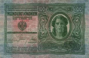 1912. 100K román ellenbélyegzővel T:II/III