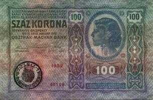 1912. 100K román ellenbélyegzővel T:II/III