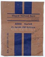 1992. 200Ft Ag (20x) eredeti tasakban, 1992. december 1-i  bélyegzéssel T:1