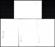 1972 Budapest, Kádár János és kísérete a metróban, 13 db vintage fotó, a képek többsége datált, 9x14...