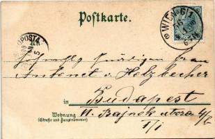 1900 Gruss aus / shaving boy. Postkartenverlag Unverdruss (Berlin) litho