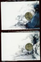 2001. 200Ft 4 klf "János Vitéz, Pál utcai fiúk, Toldi, Lúdas Matyi" érmés levelezőlapon so...