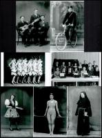 cca 1960 Kiskunfélegyháza, Mosonyi Antalné (?-?), (Marika fotó) kiskunfélegyházi műtermében készült ...