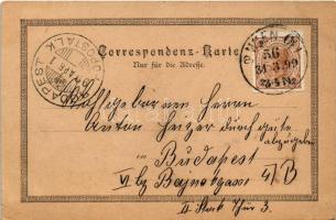 1899 Ostergruss / Easter greeting art postcard, egg. E.B. & C.i.B. S. 9001. litho (EK)