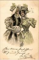 1899 Ladies. Back & Schmitt litho