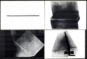 cca 1979-80 20 db Pesti Műhely képeslap ofszet reprodukciókkal, többek közt Fajó János: Két forma, K...
