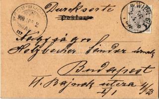 1900 Muss i denn, muss i denn, zum Städtle hinaus. Wiener Künstler-Postkarte Serie LI. 3. Philipp &a...