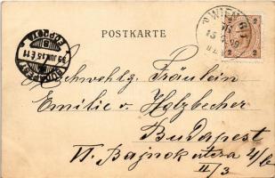 1899 Goes (Zeeland) / Dutch folklore lady art postcard. litho s: Hassiers (EK)