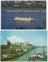 21 MODERN motívum képeslap: hajók / 21 modern motive postcards: ships