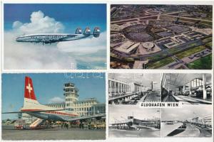 20 MODERN motívum képeslap: repülők / 20 modern motive postcards: aircrafts