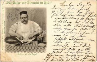 1899 So leben wir alle Tage! Das Volks- und Wienerlied im Bild. Fotogr. Triebel. Verlag Gustav Lang / Austrian folklore from Vienna (EK)