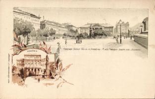 1896 Használatlan 2kr millenniumi díjjegyes Akadémia