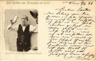 1899 Heut dudl i mir ans auf almerisch gschwind! Das Volks- und Wienerlied im Bild. Fotogr. Triebel. Verlag Gustav Lang / Austrian folklore from Vienna