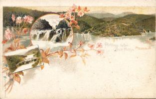 1896 Használatlan 2kr millenniumi díjjegyes Plitviczai tavak