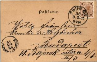 1899 Es ist eine alte Geschichte, Doch bleibt sie ewig neu. Junggesellen-Postkarte Nr. 8. Philipp &a...