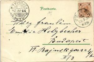 1899 Ist denn kein Stuhl da - Stuhl da - Stuhl da für meine Hulda - Hulda - Hulda / Ladies at the ba...