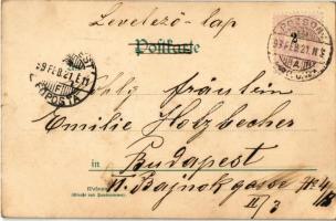 1899 Romantic couple, Edgar Schmidt litho