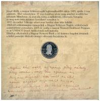 2005. 1Ft-100Ft (7xklf) forgalmi sor szettben + 2005. 10Ft "József Attila" T:PP patina
Ad...