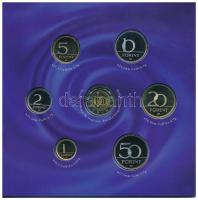 2007. 1Ft-100Ft (8xklf) forgalmi sor, benne 50Ft "50 éves a Római Szerződés" T:PP patina
...