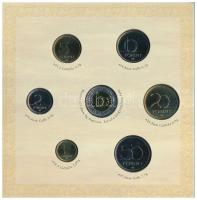 2008. 1Ft-100Ft (7xklf) "Reneszánsz emlékév" forgalmi sor szettben + Mátyás denár Ag fantá...