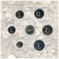 2008. 1Ft-100Ft (7xklf) darabos forgalmi sor "Búcsú az egy- és kétforintostól" dísztokos s...