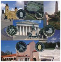 2015. 5Ft-200Ft (6xklf) forgalmi sor szettben + 50Ft Cu-Ni "Nemzeti és Történelmi Emlékhelyek&q...