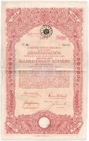Budapest 1917. "A magyar korona országai 6%-kal kamatozó Járadékkölcsön" államadóssági köt...