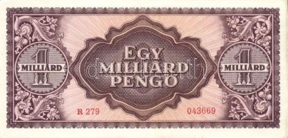 1946. 1000.000.000P(2x) egymásutáni sorszámokkal T:I-