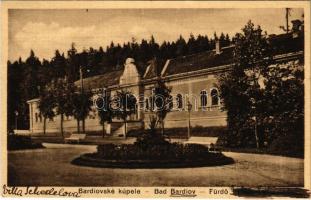 1930 Bártfa, Bártfafürdő, Bardejovské Kúpele, Bardiov, Bardejov; Fürdő / spa, bath