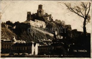1924 Trencsén, Trencín; vár / Trenciansky hrad / castle. Foto-Tatra (EB)