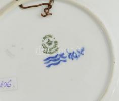 Royal Copenhagen porcelán tálak, hibátlan, jelzett, d: 18 cm