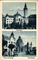 1941 Marosvásárhely, Targu Mures; Városháza, utca / town hall, street view (EK)